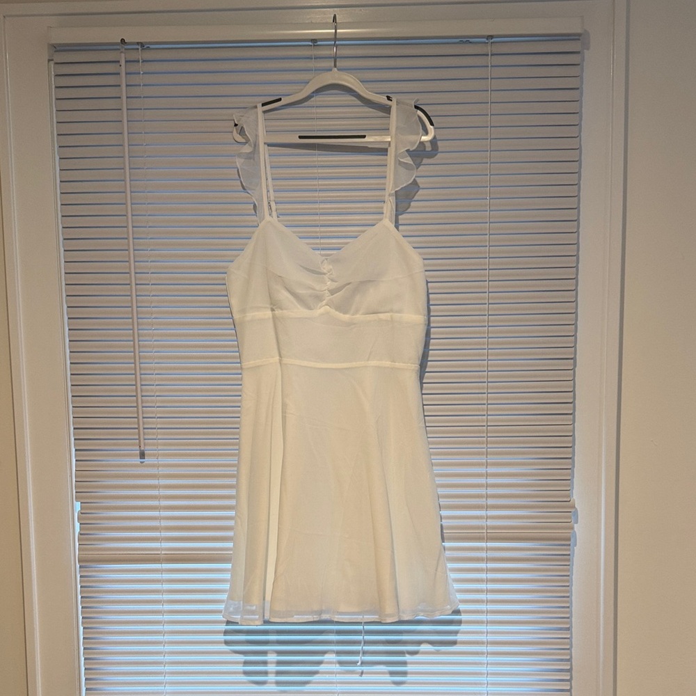 Princess Polly Cream Mini Dress